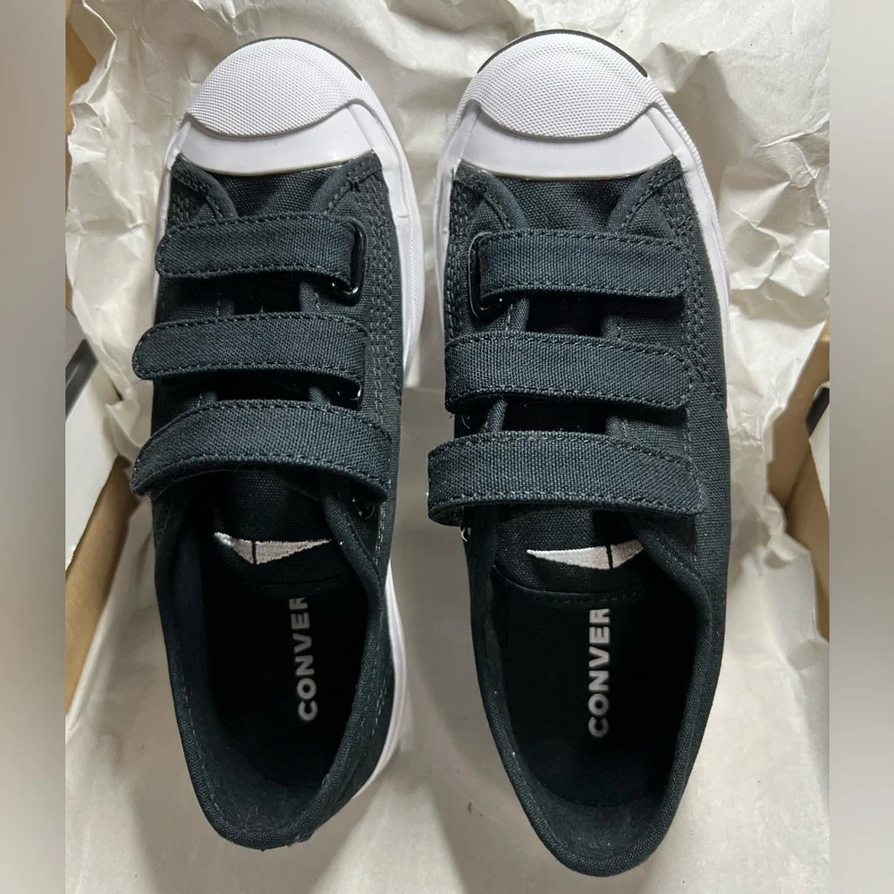 Converse Jack Purcell youth size 2 new shoes - Picture 3 of 4